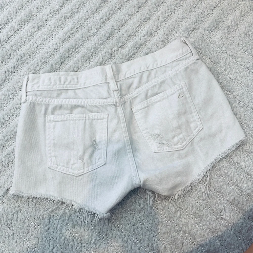 RAG & BONE White Marin Distressed Denim Jean Size 25 - Picture 2 of 7